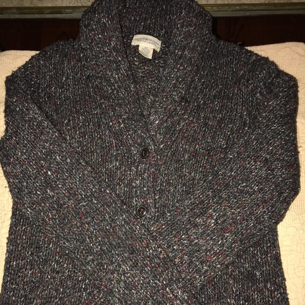 Denim & Supply charcoal gray Rag Sweater Sz M